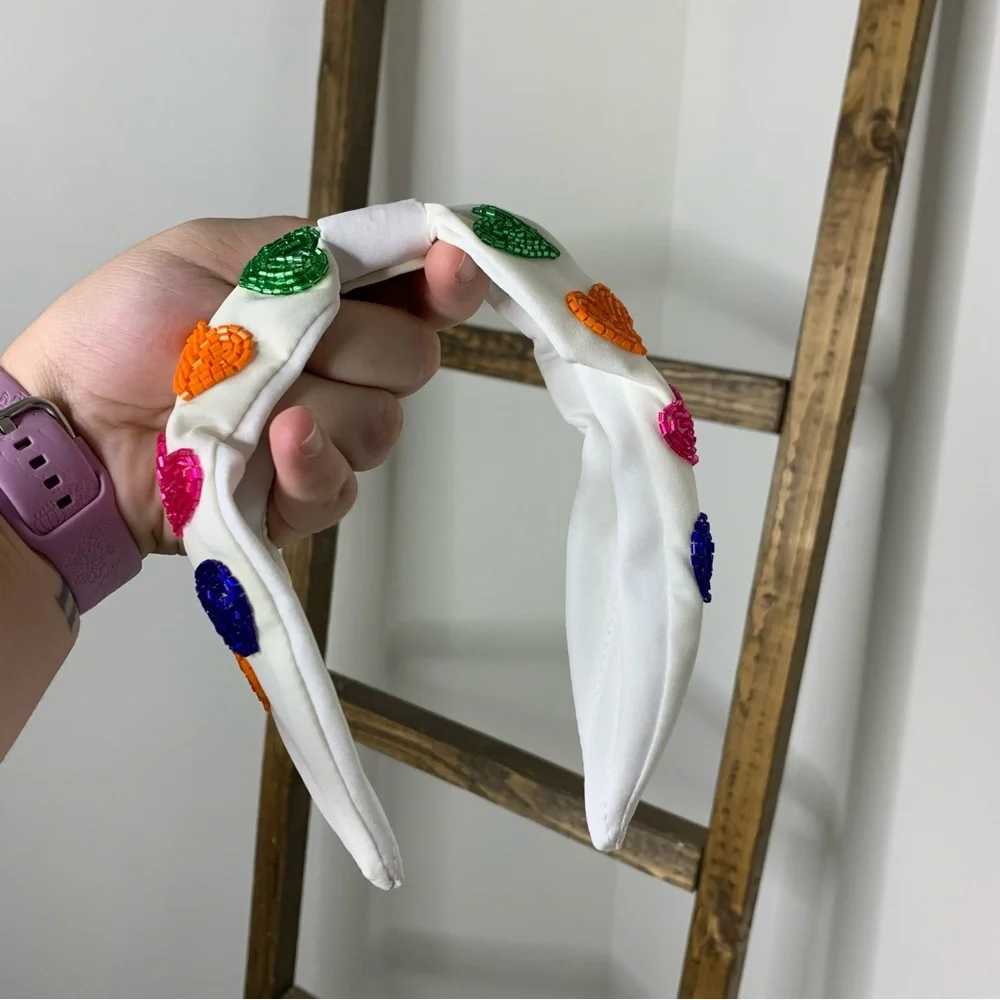 Treasure Jewels Colorful Heart Embellished Headband